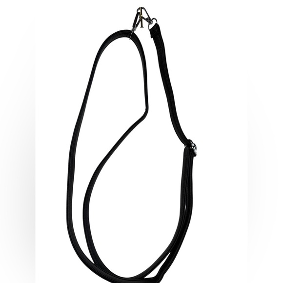 Sam Edelman Monica black fringe suede & leather bucket shoulder/crossbody purse - Picture 5 of 12